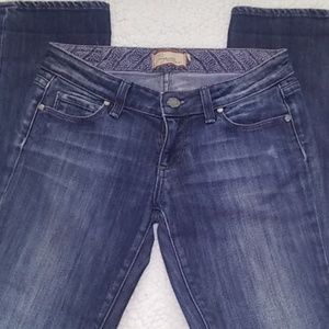 Paige Petite Straight Leg Jeans